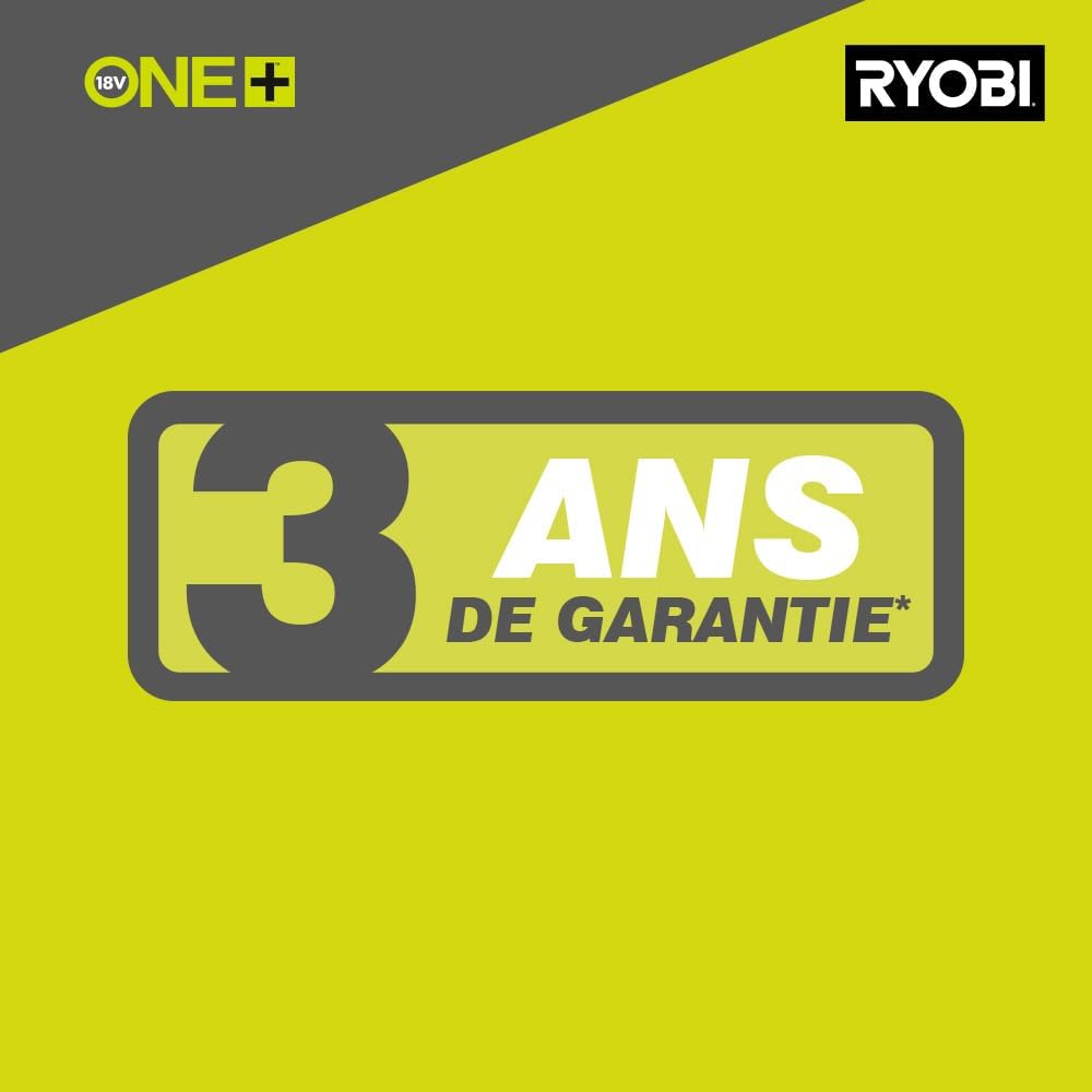 Ryobi - Tronçonneuse sans fil ONE+ 18V, guide 20cm, lubrification auto, RY18CS20A-0