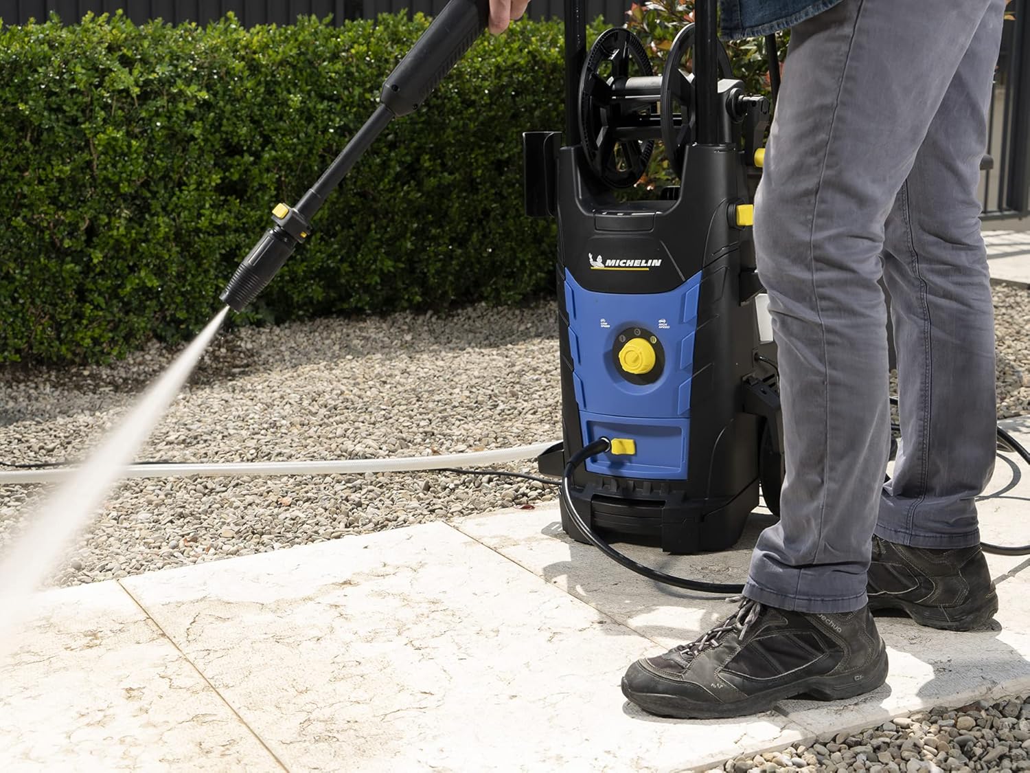 Michelin Nettoyeur Haute Pression MPX25EHDS avec Double Speed System (2500 W, 170 Bar, 500 l/h)