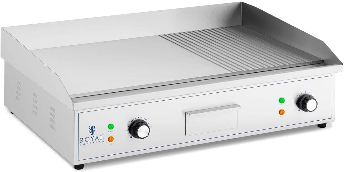 Royal Catering - Plancha professionnelle 727x420 mm fer 4400 W RCPG51-M