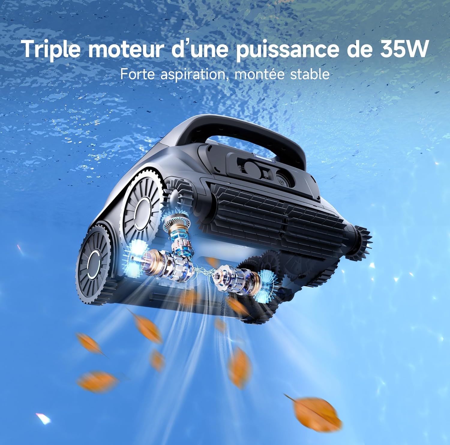 WYBOT - B1 - compact et léger, contrôle par appli, 100 min autonomie - B1