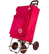 Amig - Chariot de Courses 4 Roues avec Compartiment Isotherme | Caddie de Courses Solide | Chario...