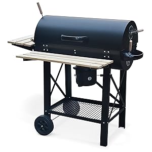 barbecue smoker charbon americain fumoir saucisse bbq 