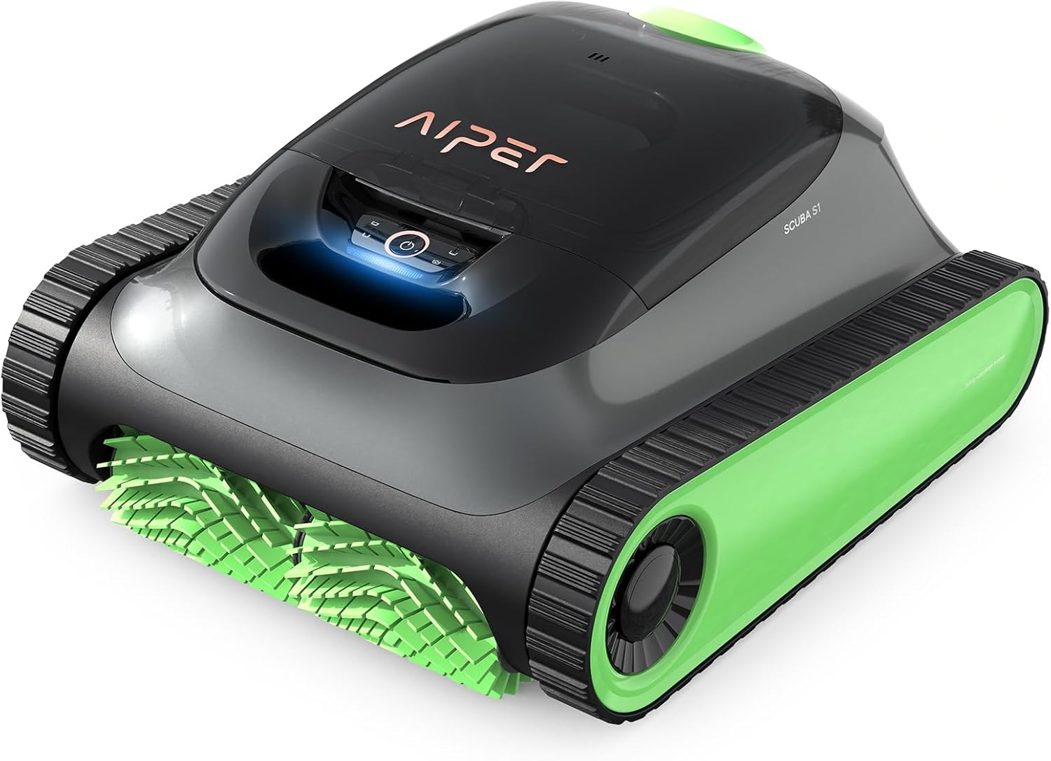 AIPER Scuba S1 Robot de Piscine sans Fil pour Mur et Sol, Nettoyage des Murs et des Lignes d'eau, Navigation Intelligente, durée de Vie de la Batterie de 150 Minutes, pour piscines jusqu'à 150 m²