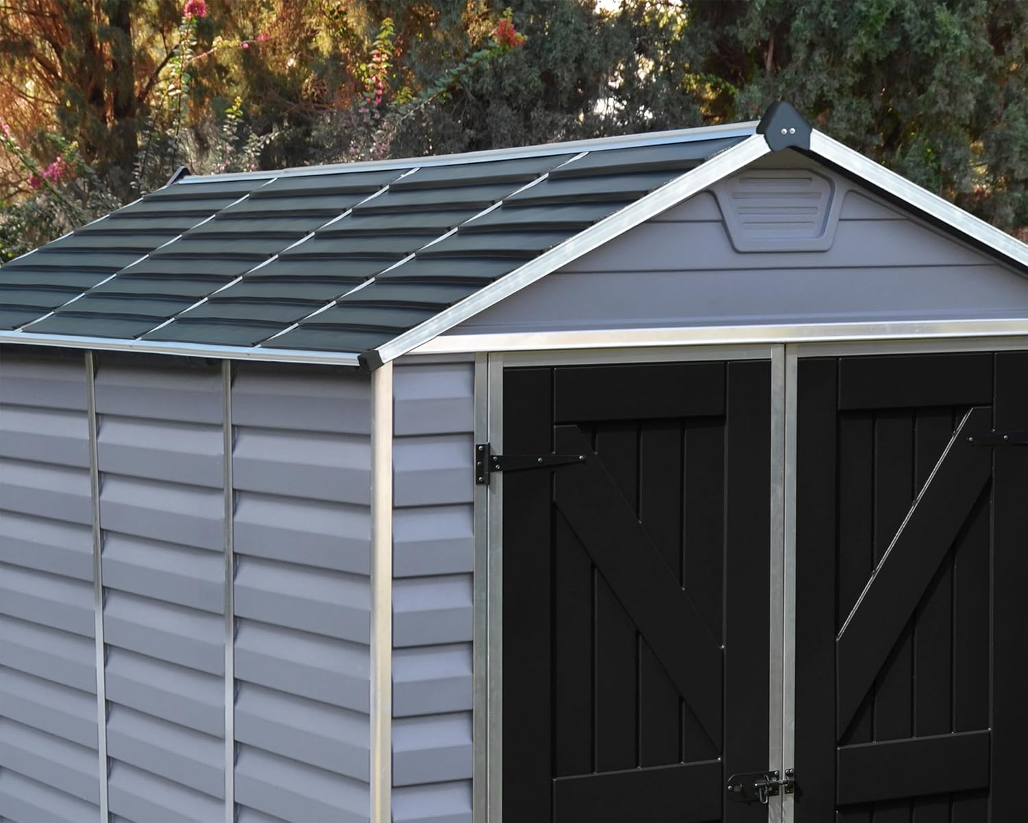 Canopia - Skylight - 7m² - aluminium, polycarbonate gris