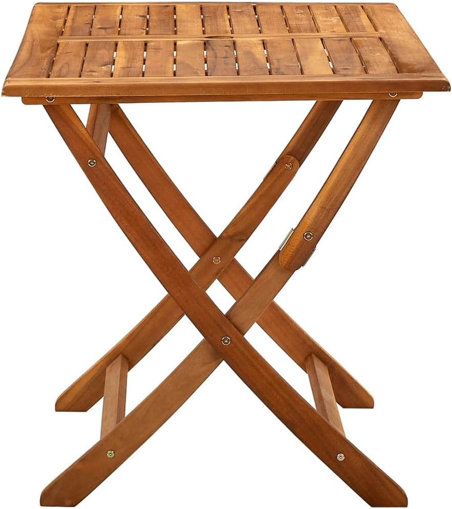 vidaXL - Table pliante extérieure - 120x70x75 cm - acacia massif