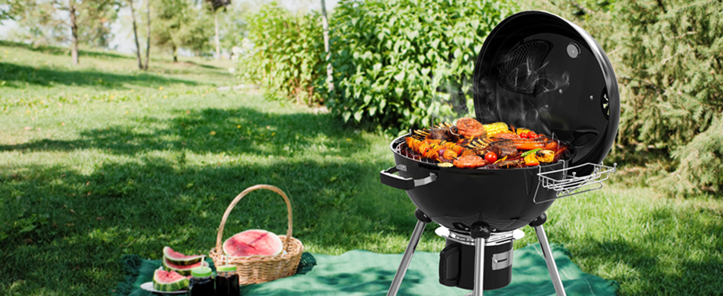 barbecue charbon 57cm