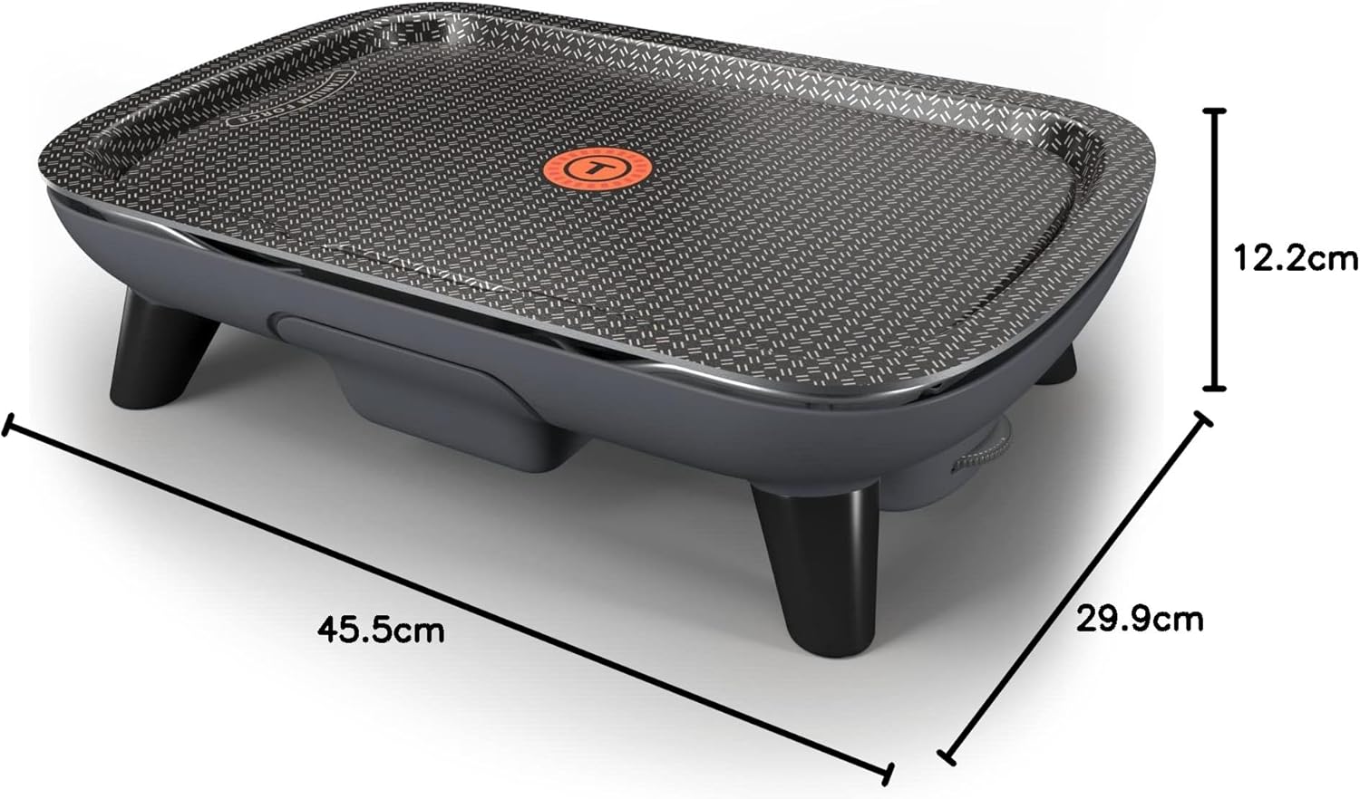 Tefal - Plancha Des Saveurs - 2400W, antiadhésif, thermostat réglable, plaque amovible - YY4570FB