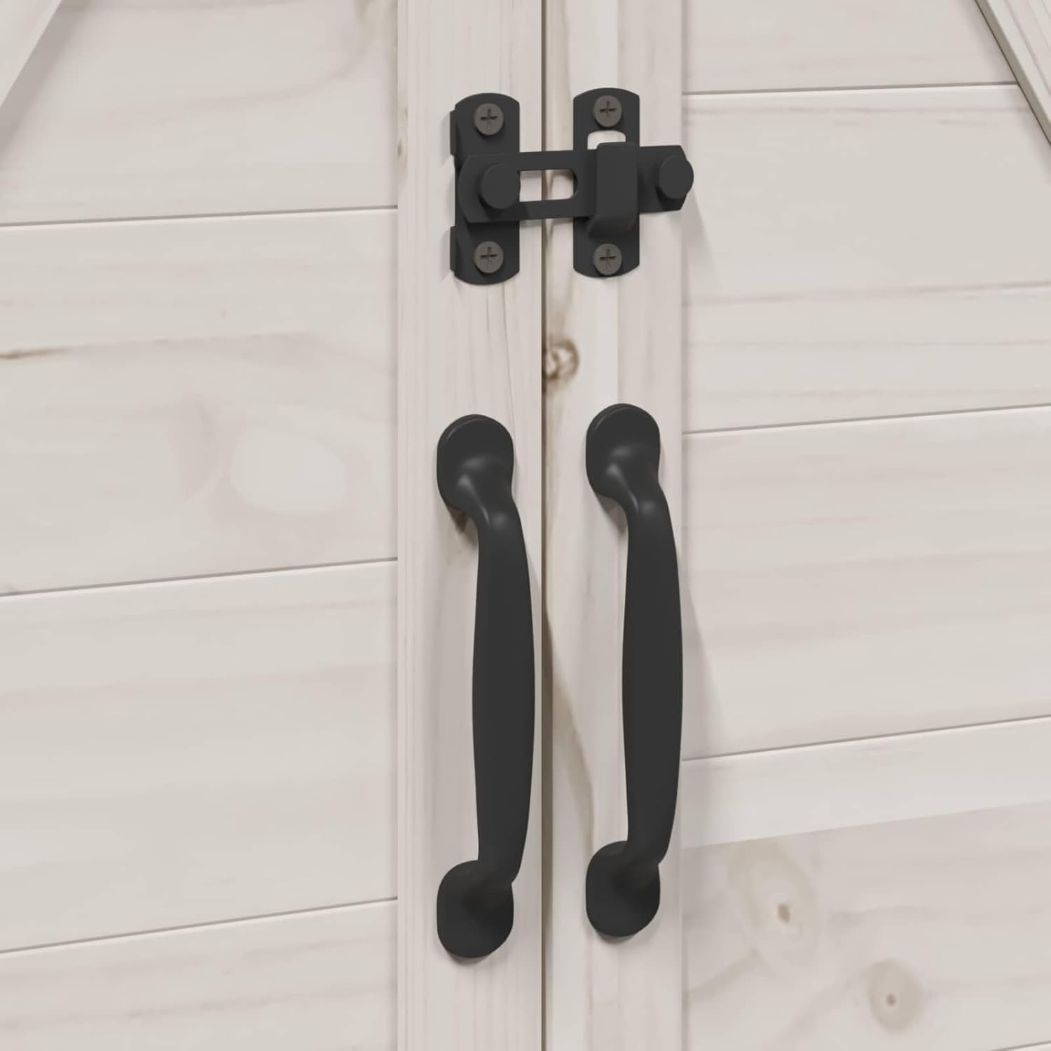 vidaXL - Abri de jardin bois 106x56x113,5cm, spacieux, aéré, blanc
