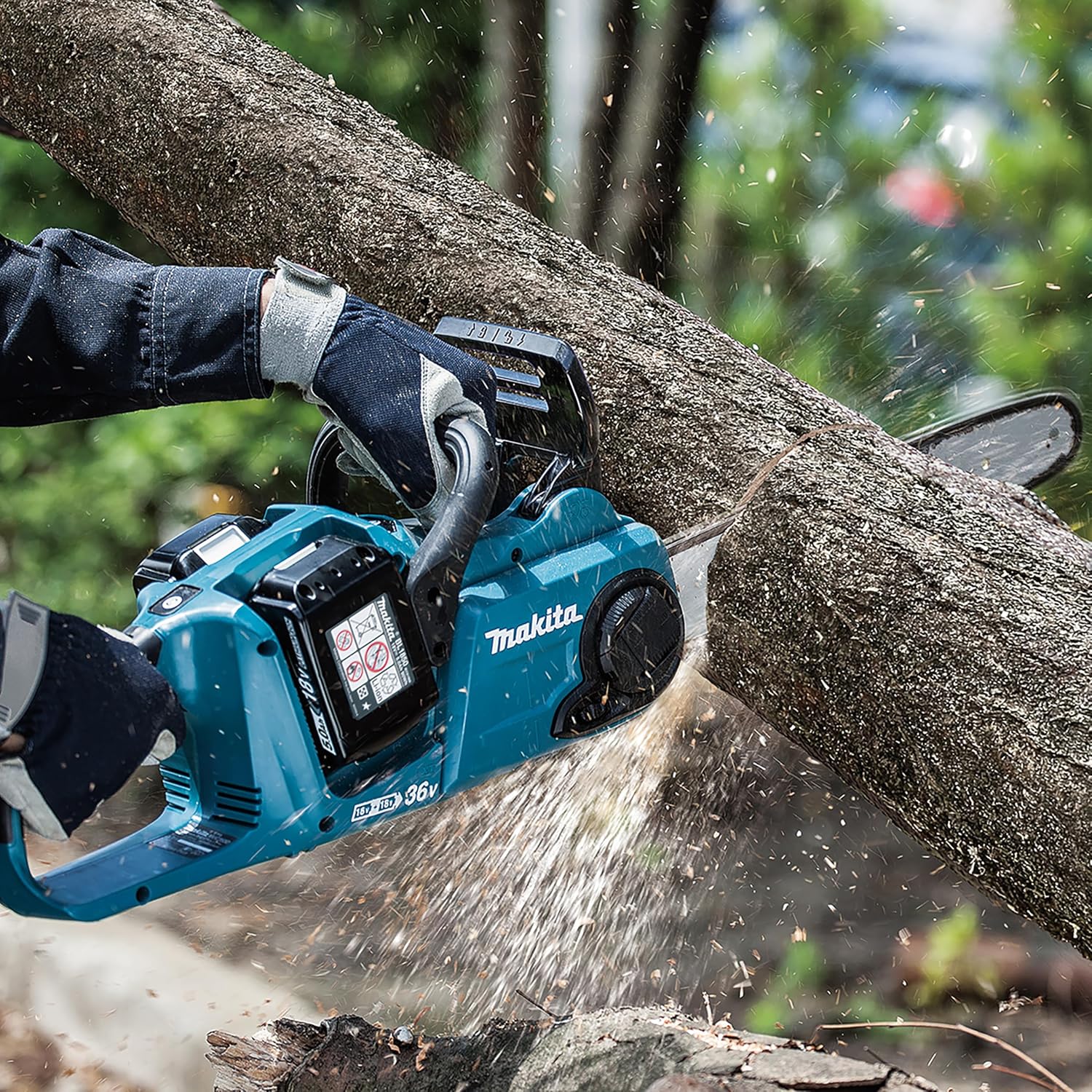 Makita - tronçonneuse 36V (2x18V) - guide 35 cm - DUC353Z