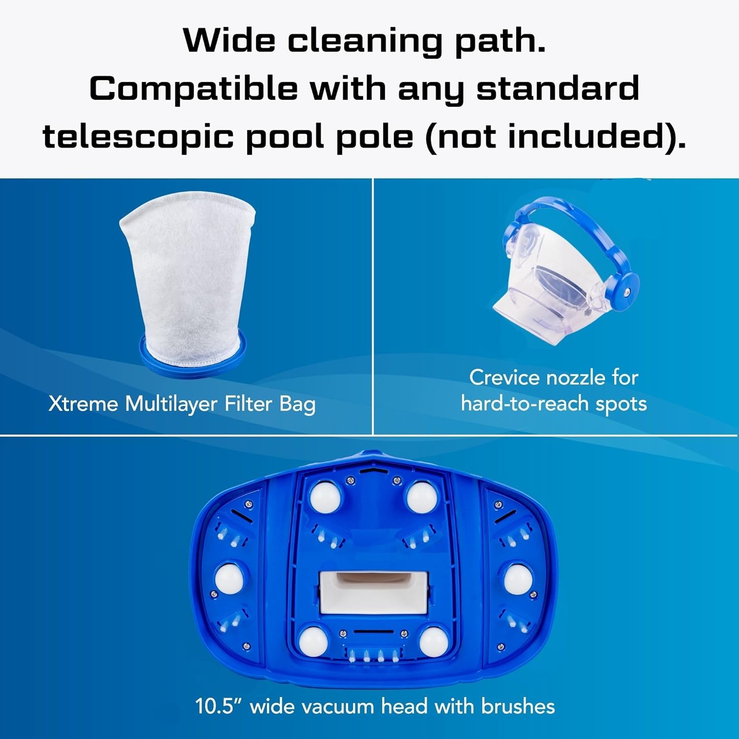 Water Tech - Pool Blaster Max Li Gen. 2 - aspirateur sans fil, moteur P30, pour piscine et spa - MaxLiGen2