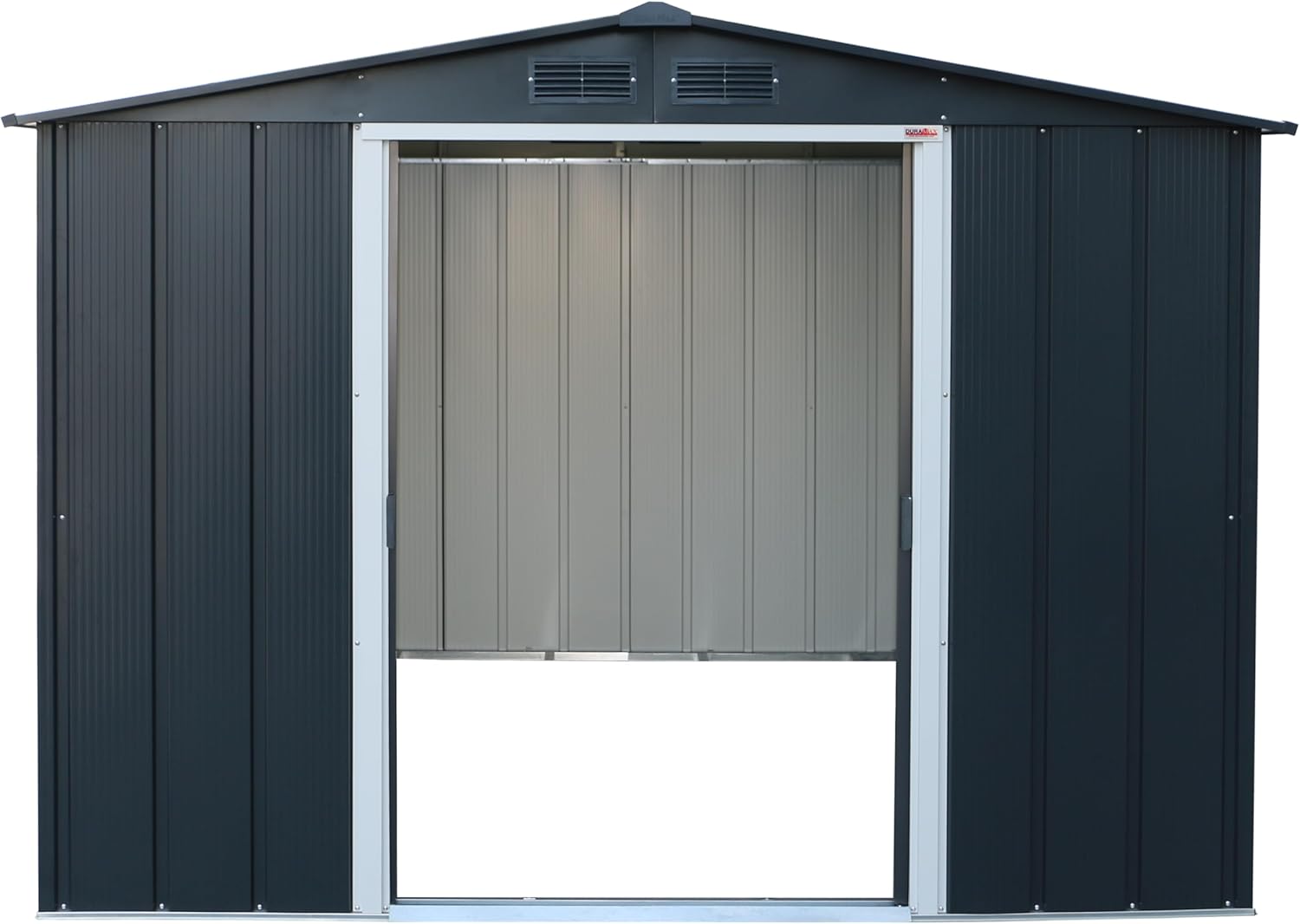 Duramax - ECO 8x8 - 5,89 m² - abri métal, toit renforcé, anthracite