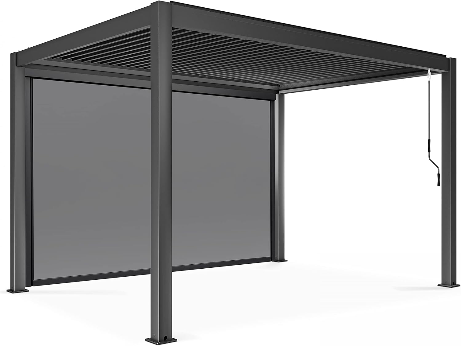 Oviala - Pergola bioclimatique autoportée - 3x4m - store inclus
