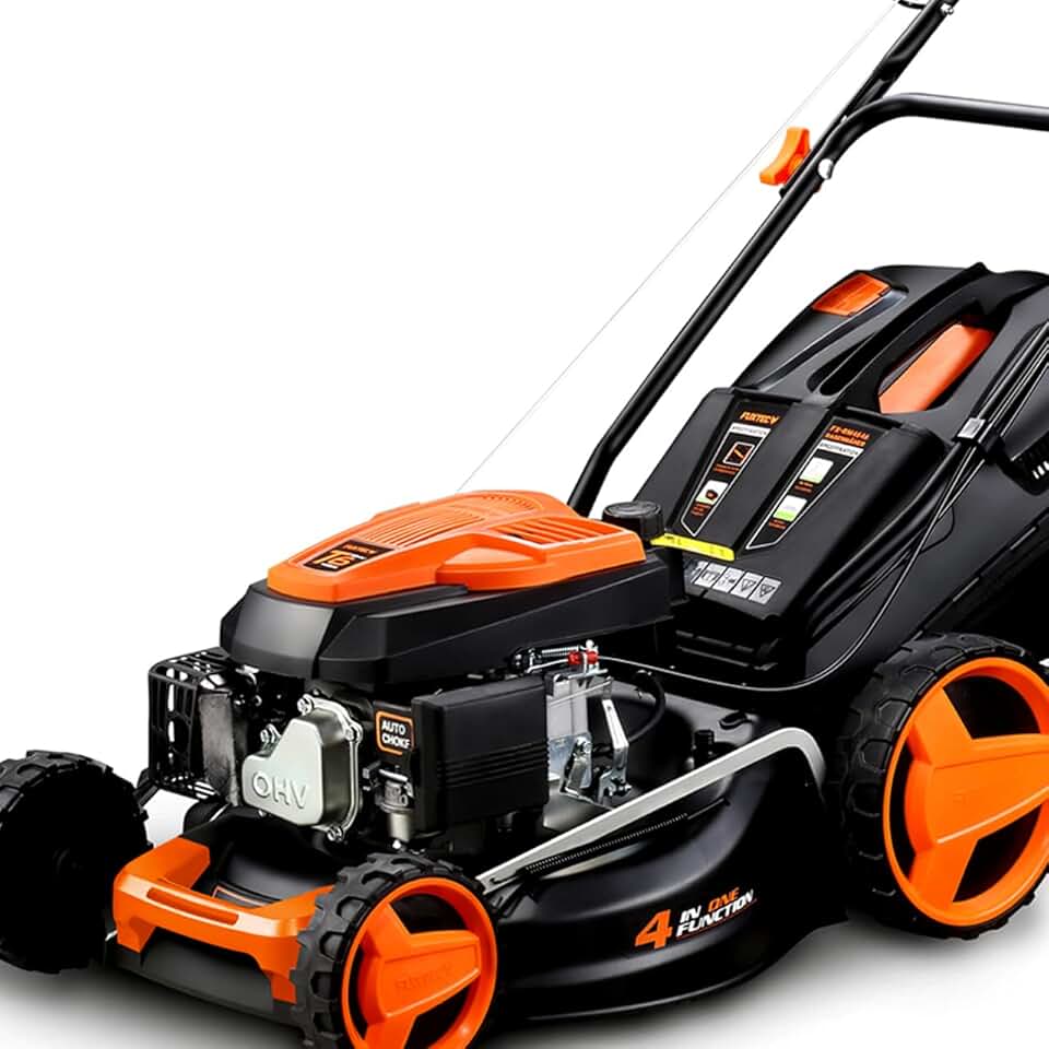 FUXTEC - tondeuse thermique autotractée série FX, 46cm, mulching, 50L, FX-RM4646