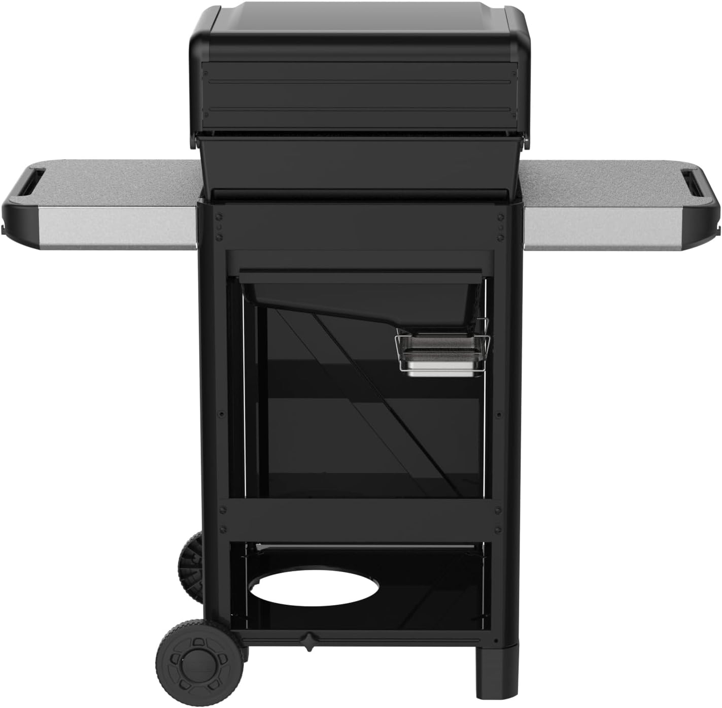Weber - Spirit E-410 série - 51x46 cm - 4 brûleurs, grille chaleur uniforme, rails Works, Noir/Argent E-410