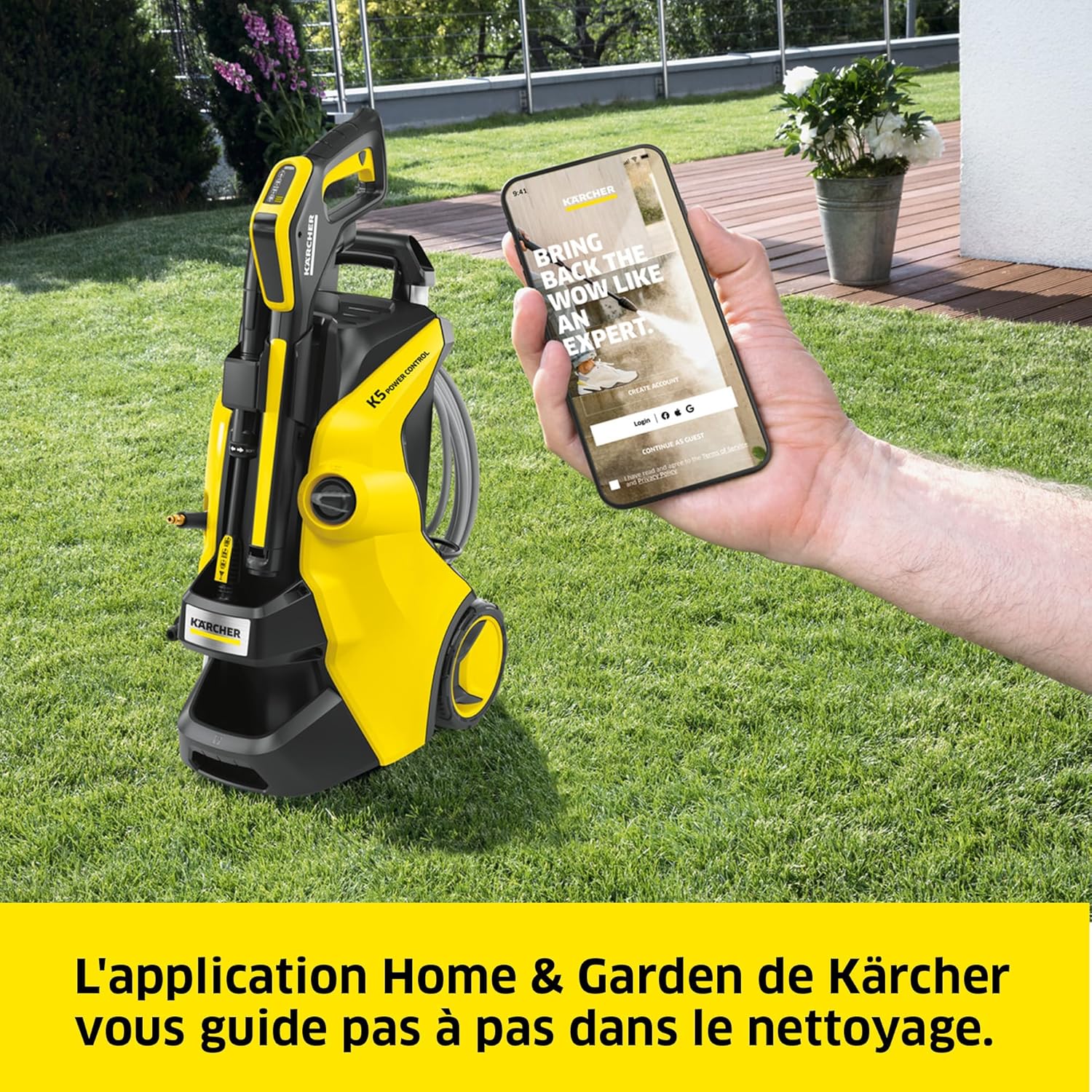 Kärcher - K5 Power Control - 145 bar, 500 l/h, nettoyage 40 m²/h