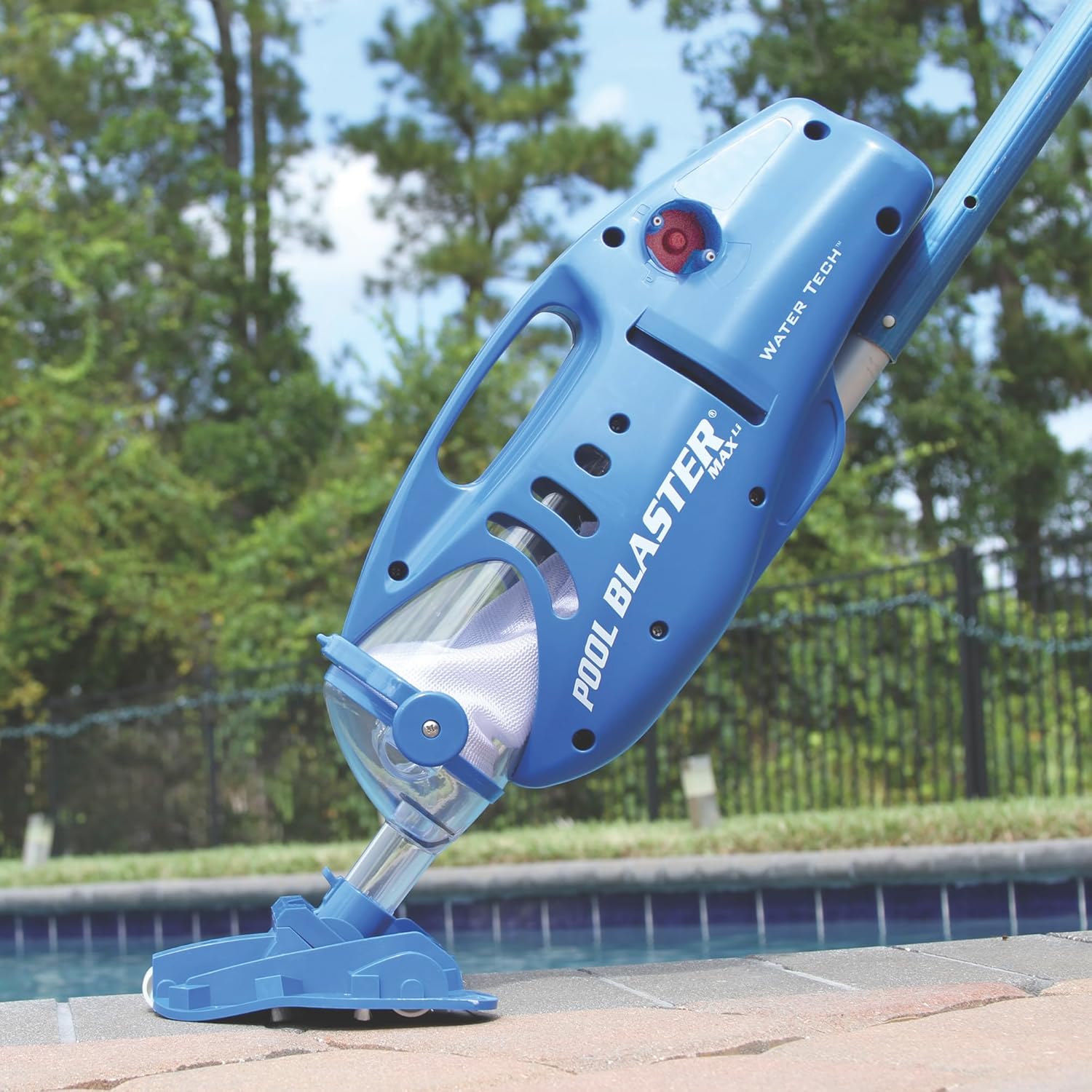 Water Tech POOL BLASTER Max Li Aspirateur de piscine, aspirateur de piscine sans fil avec moteur P30, aspirateur à main pour piscine et spa