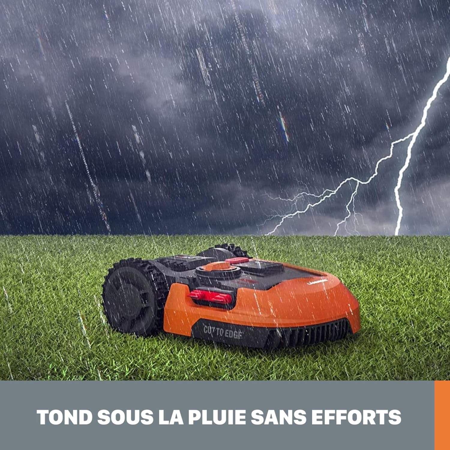 Worx - Landroid Plus - 250m² max 300m² - pente 35%, détection pluie WR169E