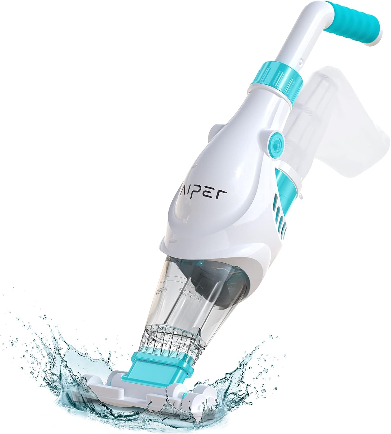 AIPER EcoSurfer S2 Robot Skimmer de Piscine Solaire, Robot Piscine sans Fil avec Application, Nettoyage de Surface 24/7, Charge Solaire & Secteur, Détection Intelligente d'obstacles, Filtre 150 µm
