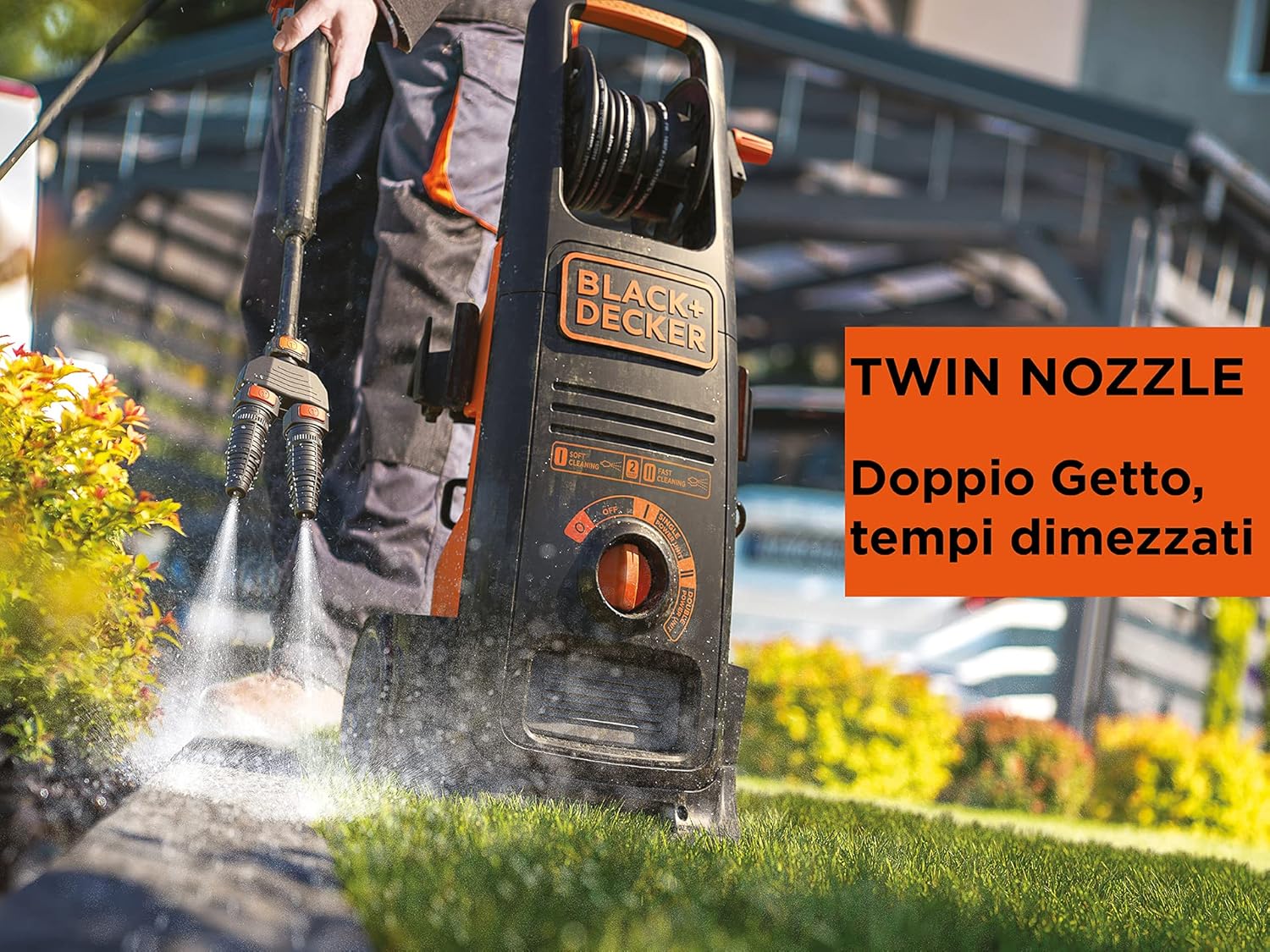 Black+Decker - nettoyeur Dualtech, 2500W, 150 Bar, 810L/h - BXPW2500DTS