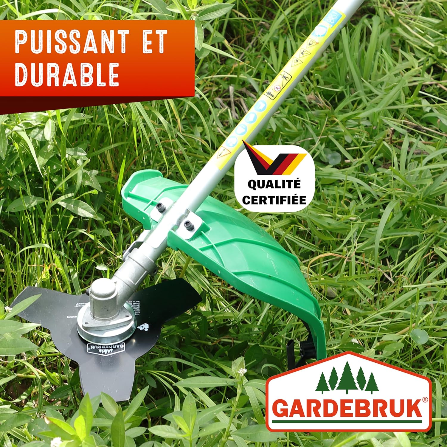 GARDEBRUK - débroussailleuse multifonction 5en1, thermique 2ch, GBMT520