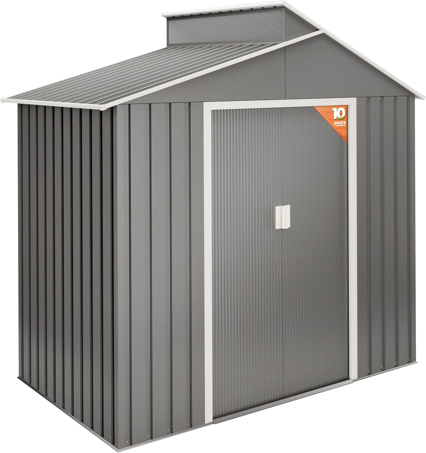 Hoggar Abri de Jardin en métal Nuuk 2.84 m2 - Garantie 10 Ans - 129x220x214cm
