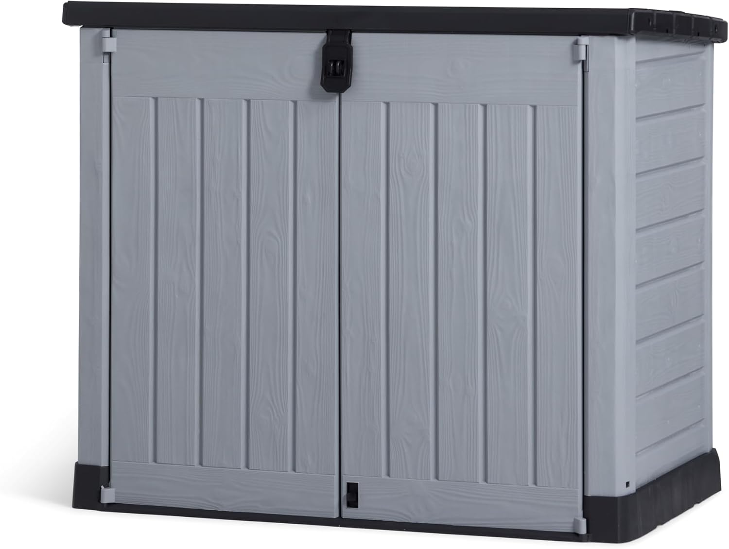 Keter - Abri horizontal Range SIO Pro - 1200L - rangement poubelle, résistant, gris SIO Pro