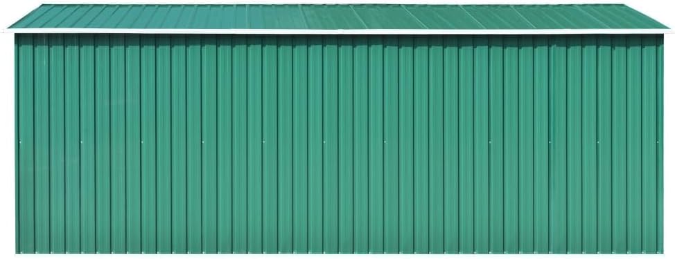 Générique Abri de Jardin 257x489x181 cm Métal Vert,Maison & Jardin, Pelouses & Jardins, Vie en extérieur, Structures extérieures, Cabanes & abris de Jardin, Vert (Poids 105.6KG)