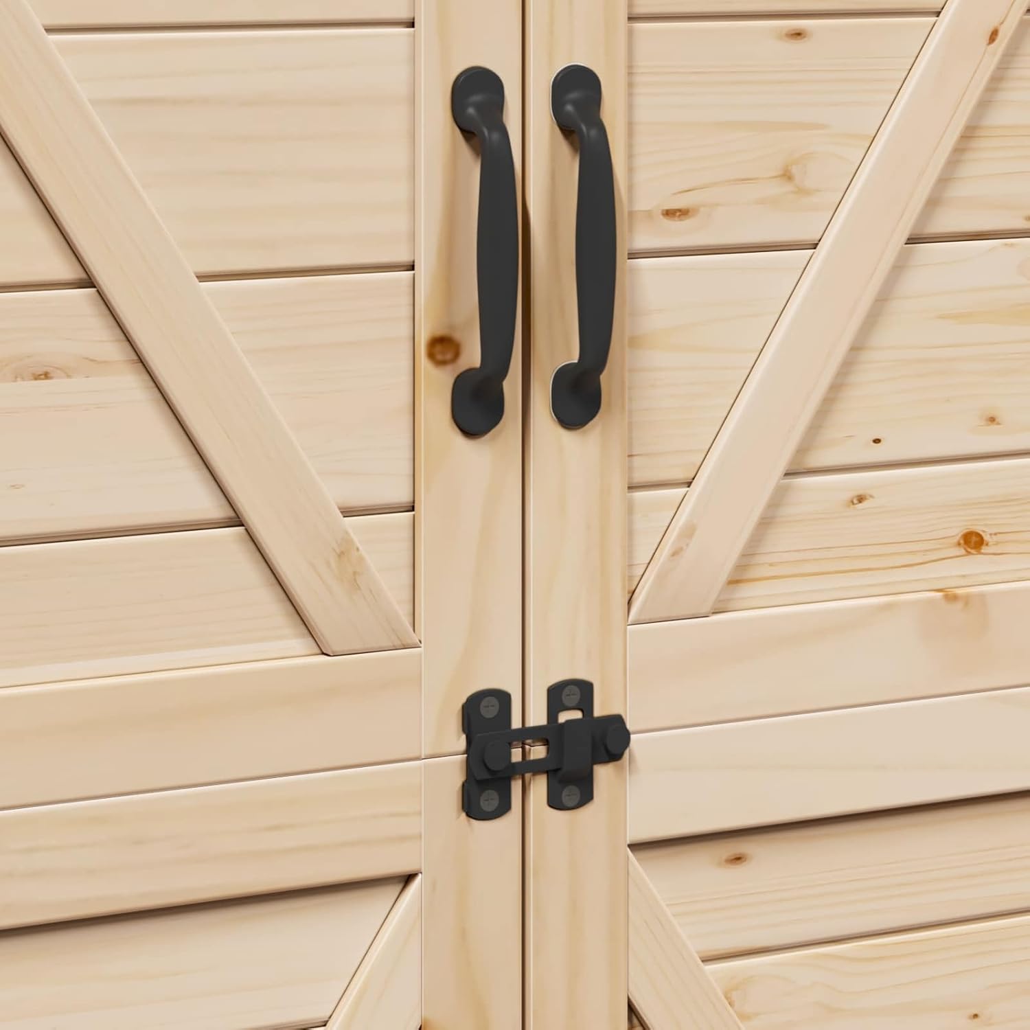 vidaXL - Abri de jardin bois naturel - 106x56x176,5cm - spacieux, aéré, résistant intempéries
