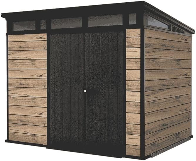 Abri de jardin 6m2 - aspect bois Douglas