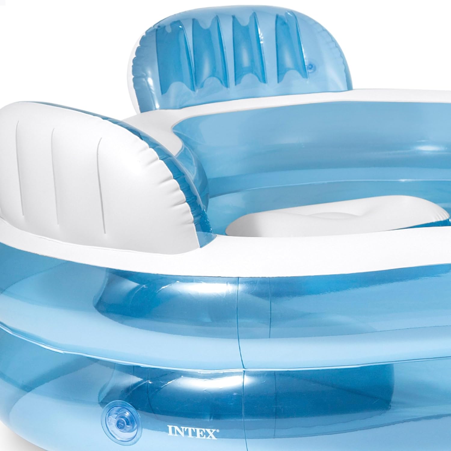 Intex - piscine familiale avec sièges - 229x229x66 cm - 4 places confortables