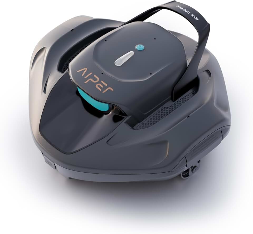 AIPER - Seagull 800B - 80 m² - 90 min autonomie, auto-parking, LED, forte aspiration