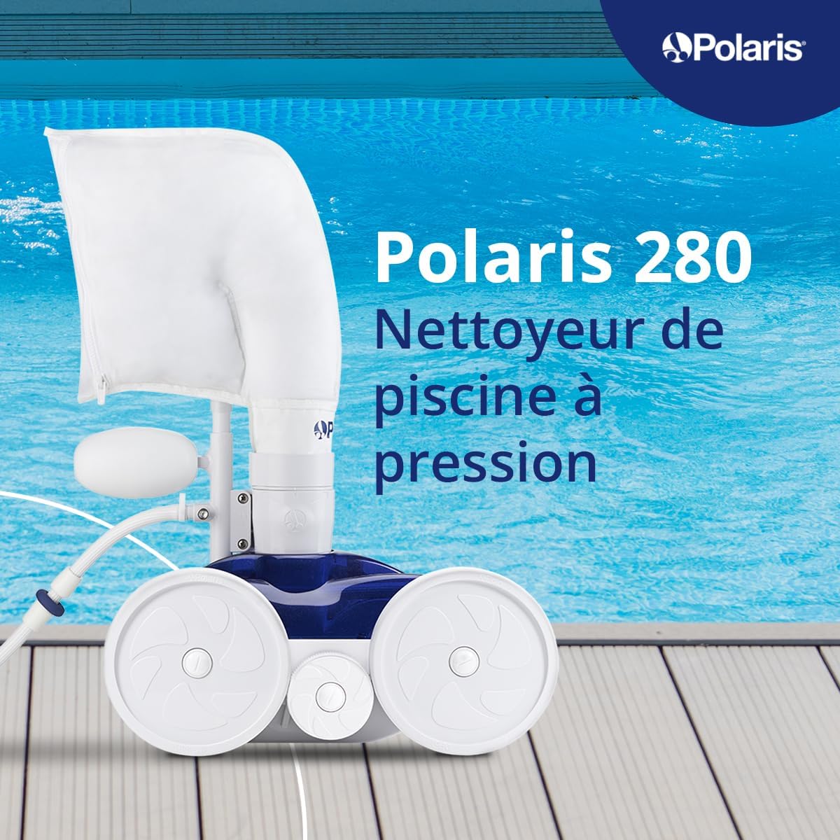 Polaris - 280 Série Pression - Robot Piscine - Débris, Facile, 2 ans