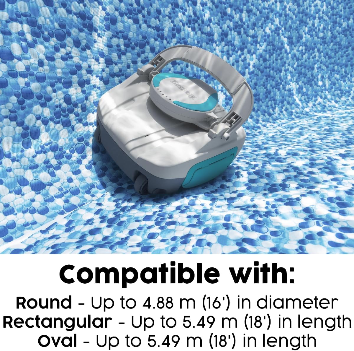 Bestway - AquaTronix Robot piscine automatique - 27x24,4x15,5 cm - Gris/Vert G100-27