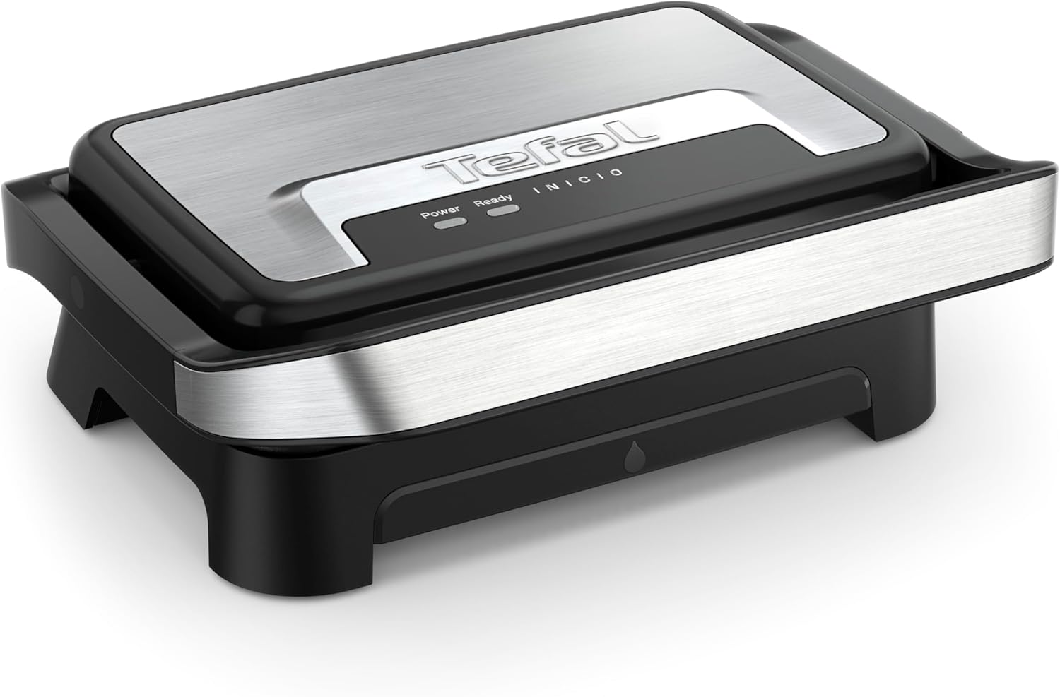 Tefal - Inicio Compact - gril et panini - plaques antiadhésives, nettoyage facile - GC270D10