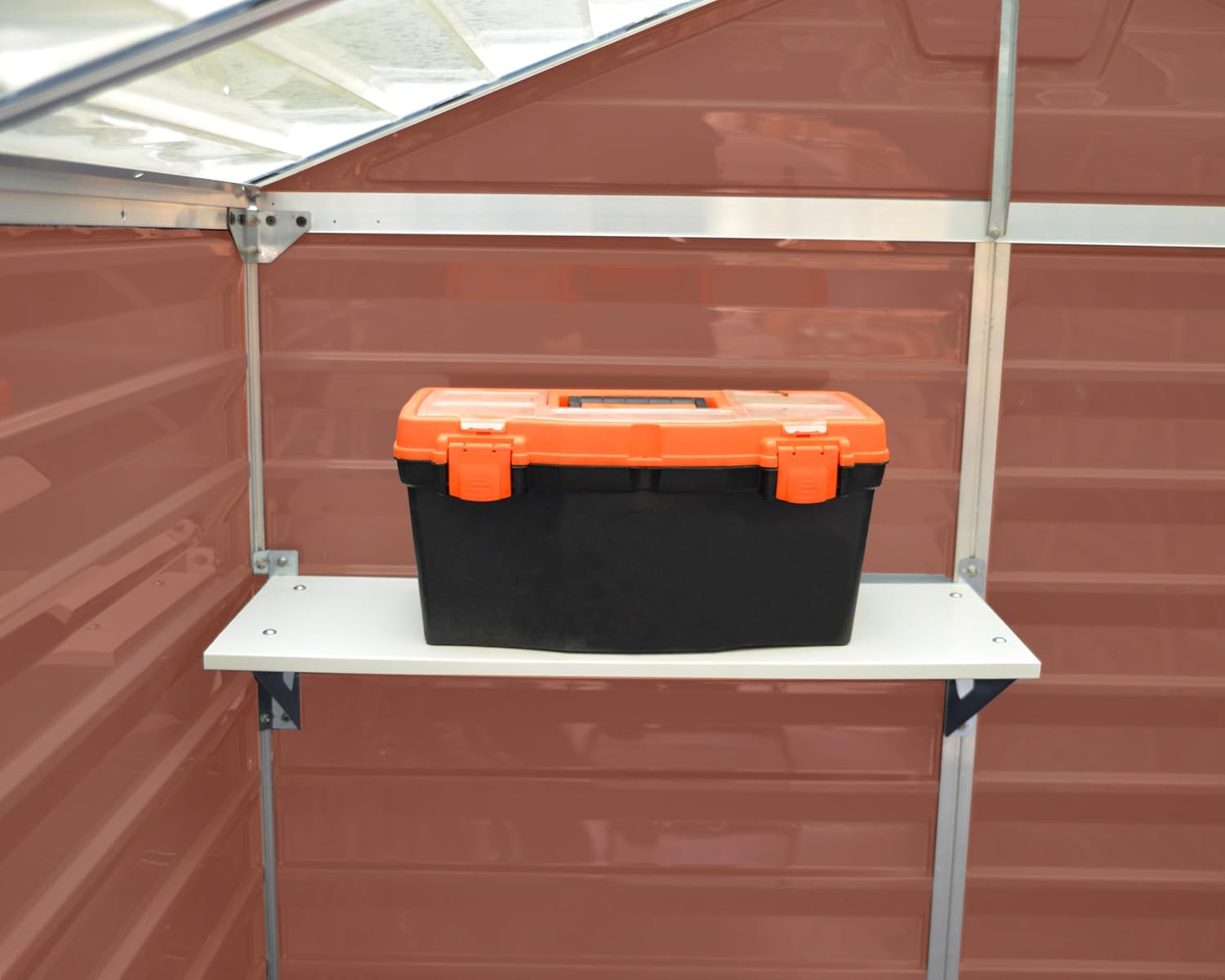 Palram - Roma - 14.9m² - aluminium, polycarbonate, protection UV
