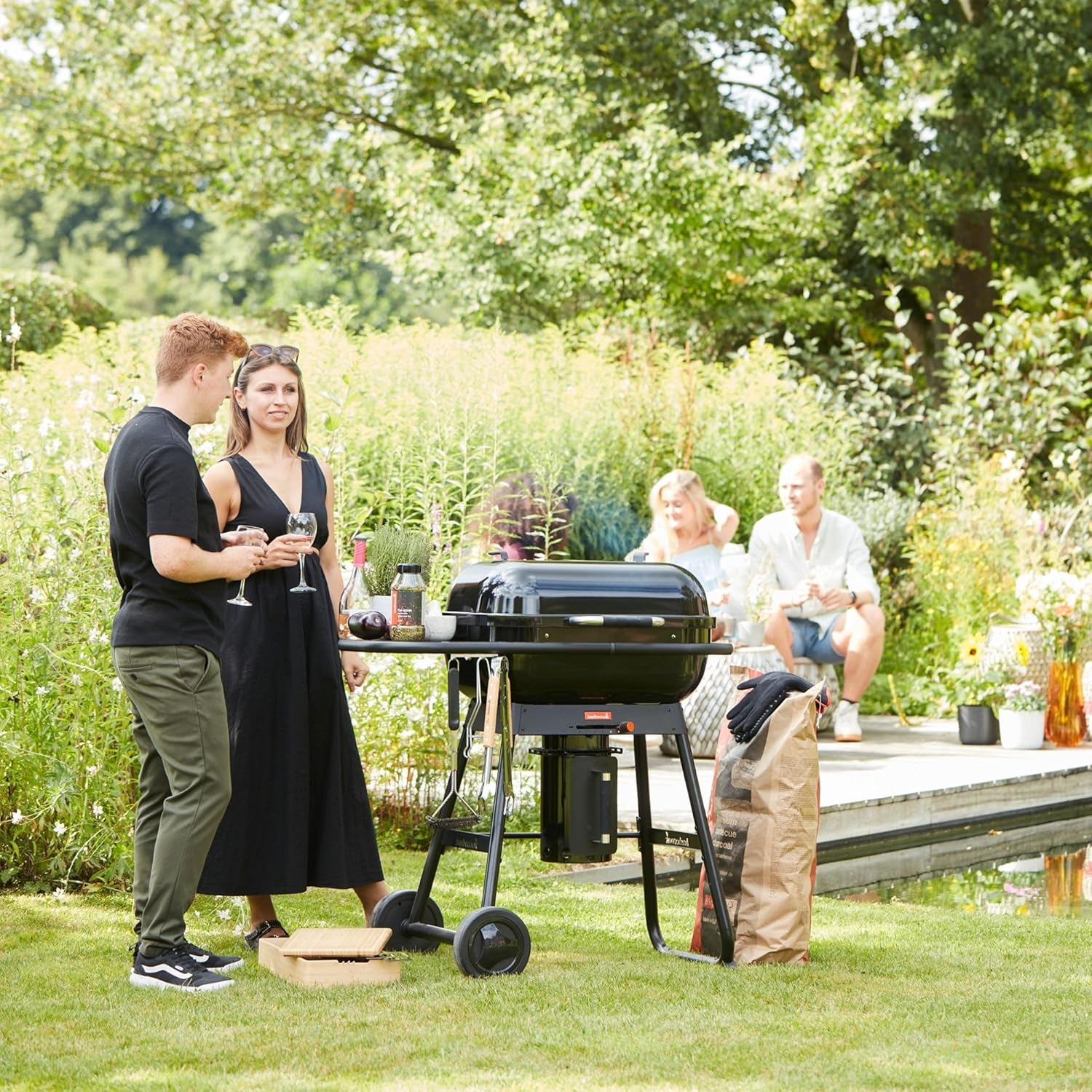 Barbecook - Magnus Comfort - 85x64x110cm - barbecue charbon, table
