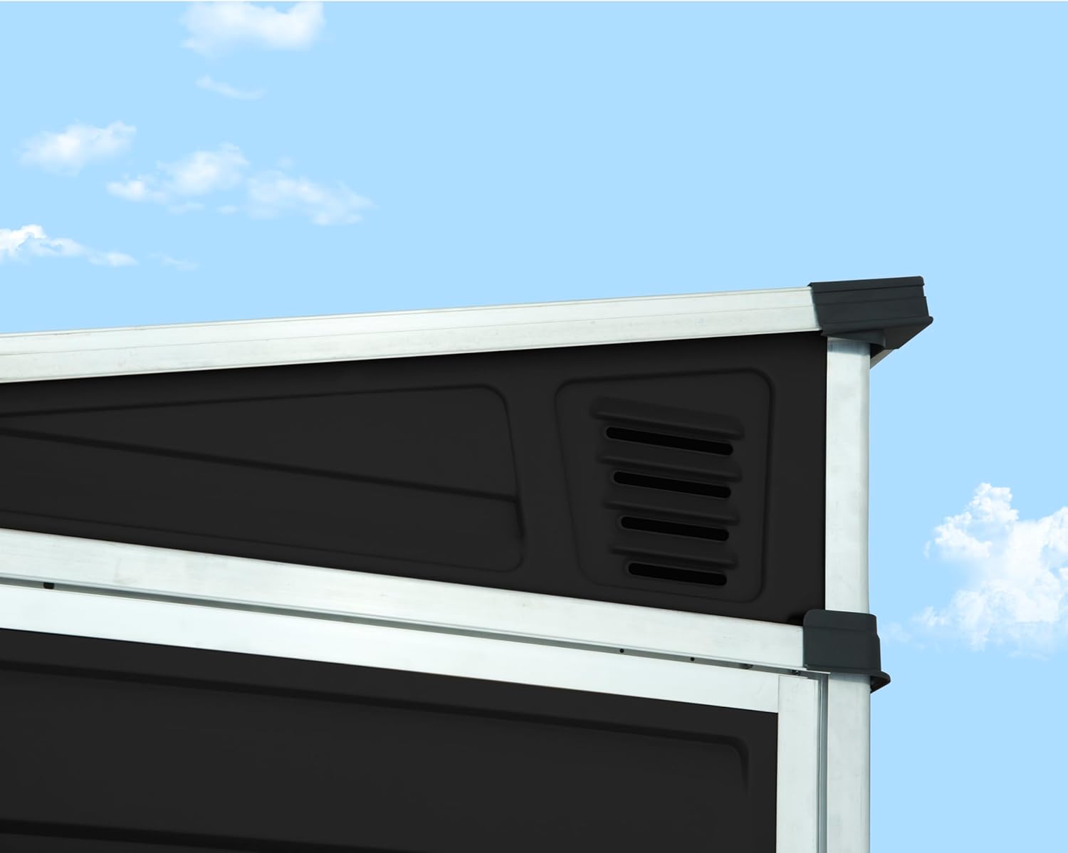 Palram - Canopia Skylight Pent - 2.1m² - alu & polycarbonate gris