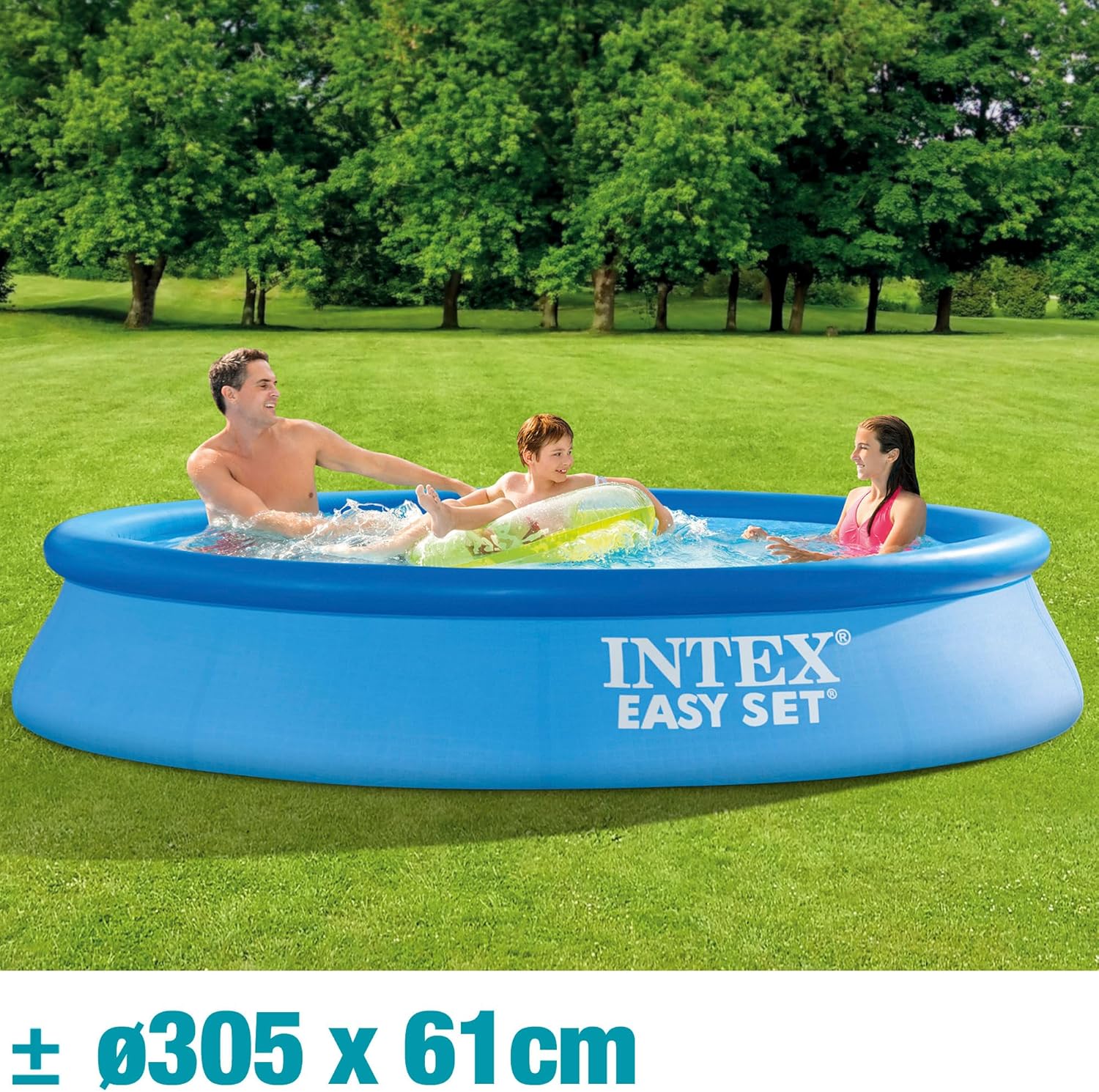 Intex - Easy Set autoportante - Ø3,05 x H0,61m - installation facile