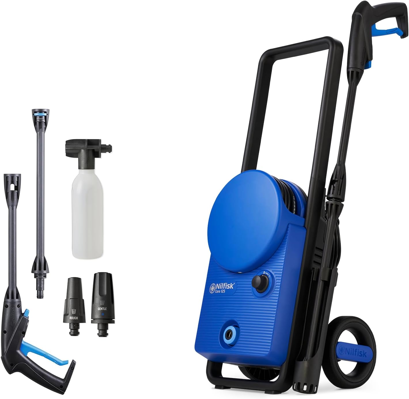 Nilfisk Nettoyeur Haute Pression Core 125 Bars - Mini Nettoyeur pour Le Jardin, Terrasse et Voiture (1400 W) 128471289