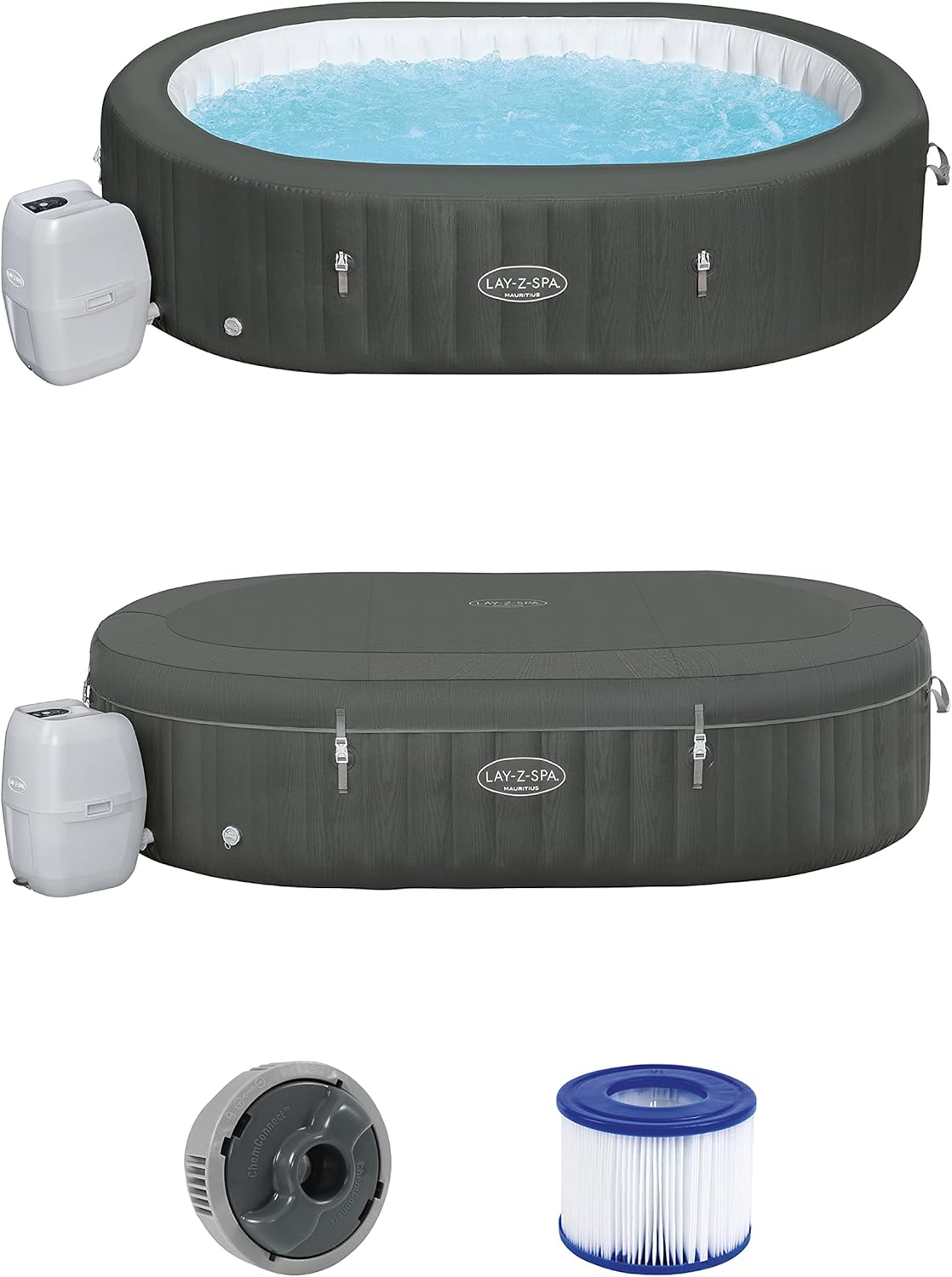 Bestway - Lay-Z-Spa Mauritius Airjet - 270x180x71 cm - 5-7 pers.