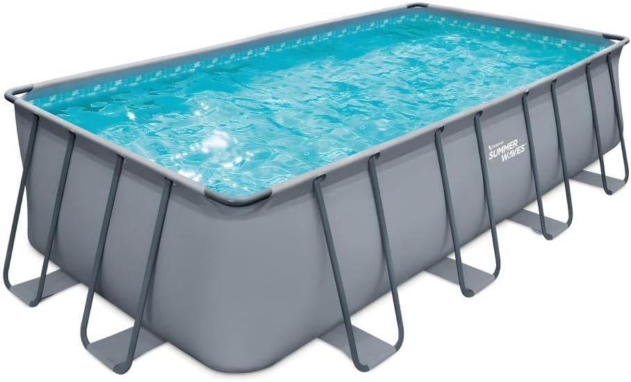 FUNSICLE Piscine Tubulaire rectangulaire Oasis 5,49 x 2,74 x 1,32m
