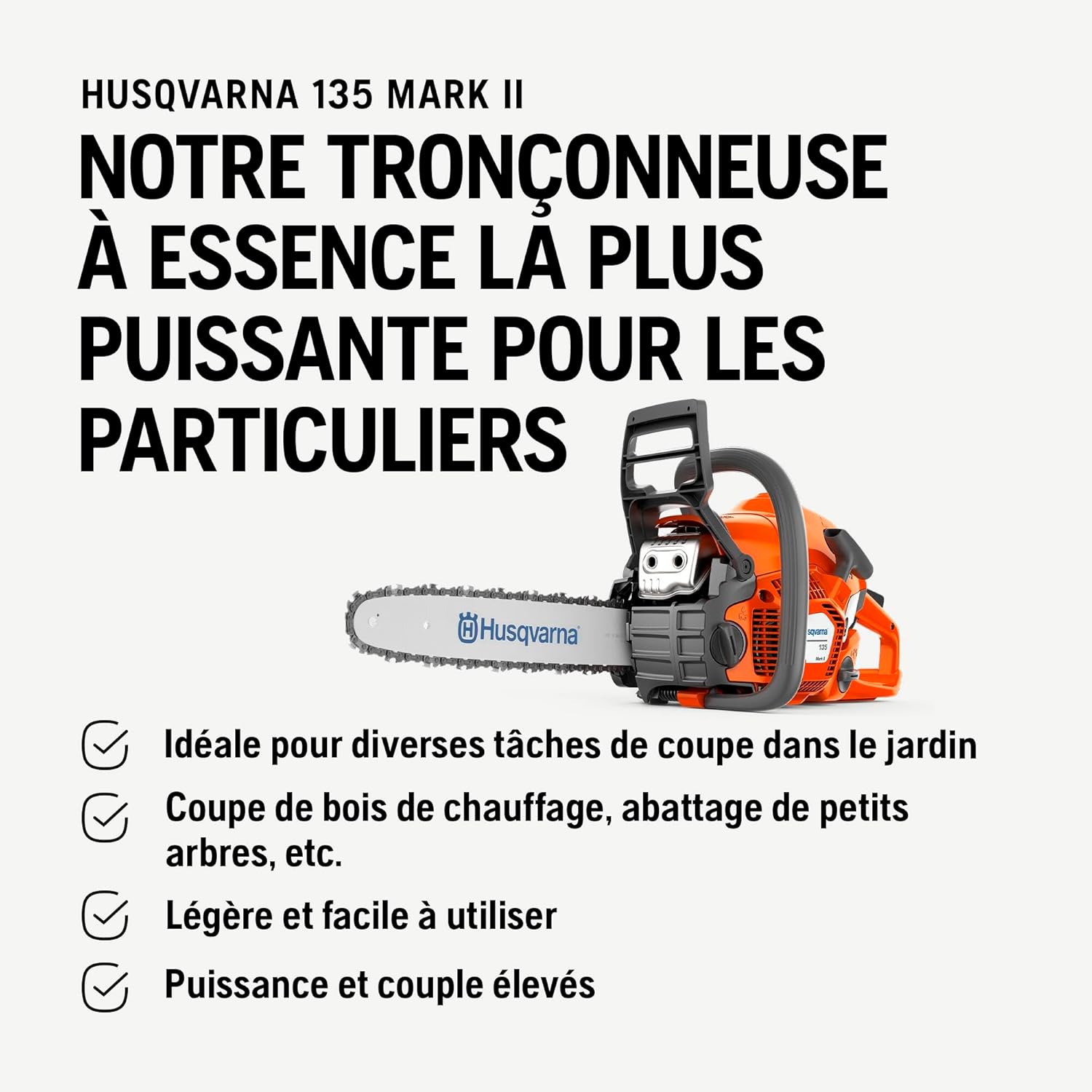 Husqvarna - 135 Mark II - 35cm - X-Torq, LowVib, Smart Start, Air Injection