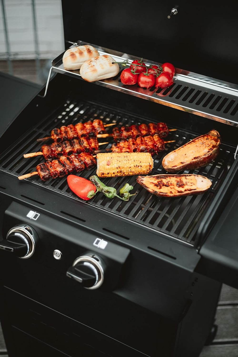 Enders - barbecue électrique eCRAVE 2 - fonte, 2 éléments, rangement