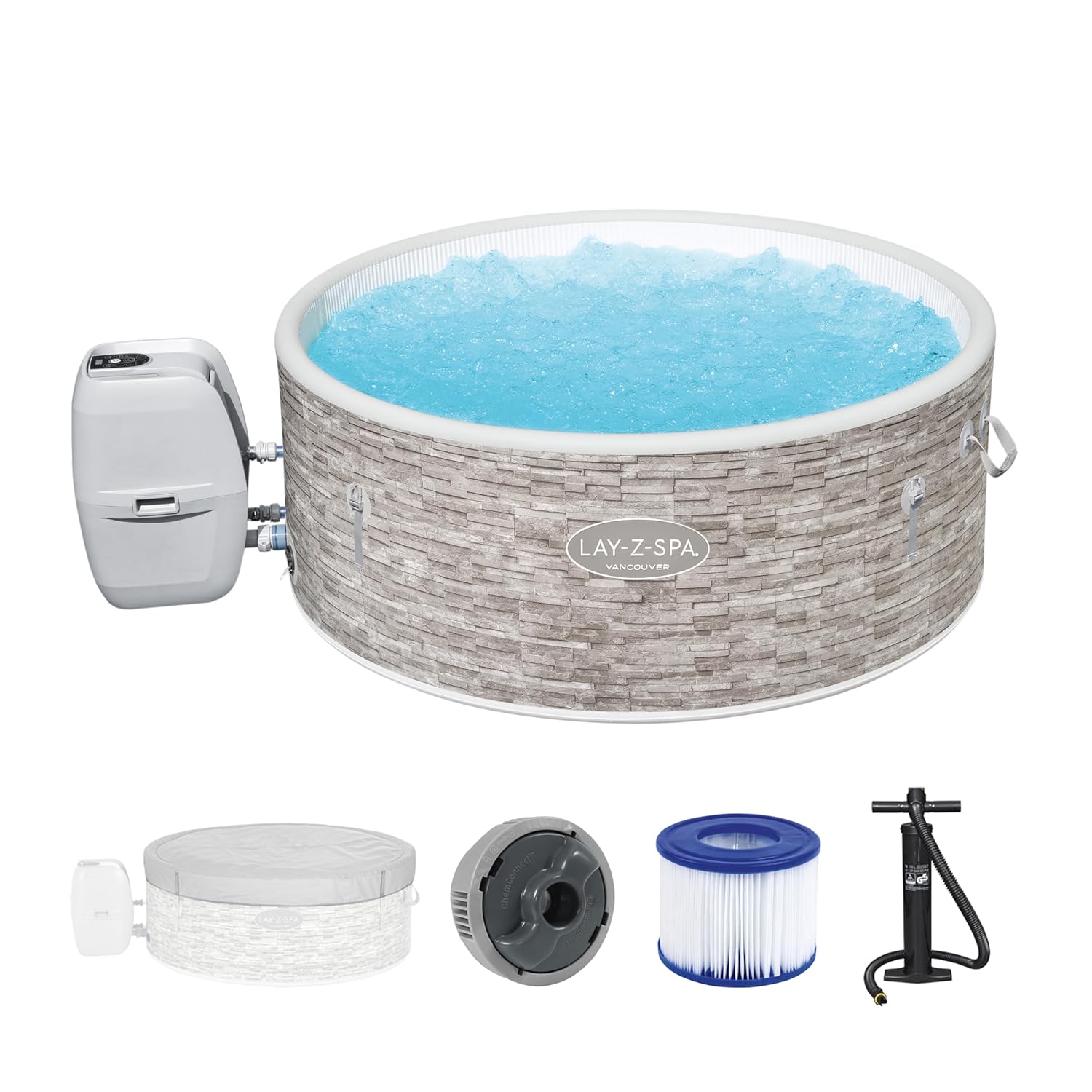 Bestway - Vancouver AirJet Plus - 155x60 cm - Spa gonflable 61