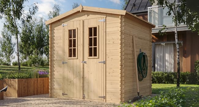 maison de jardin por velos pour la machine Chalet cabane en bois bar d'été stockage atelier