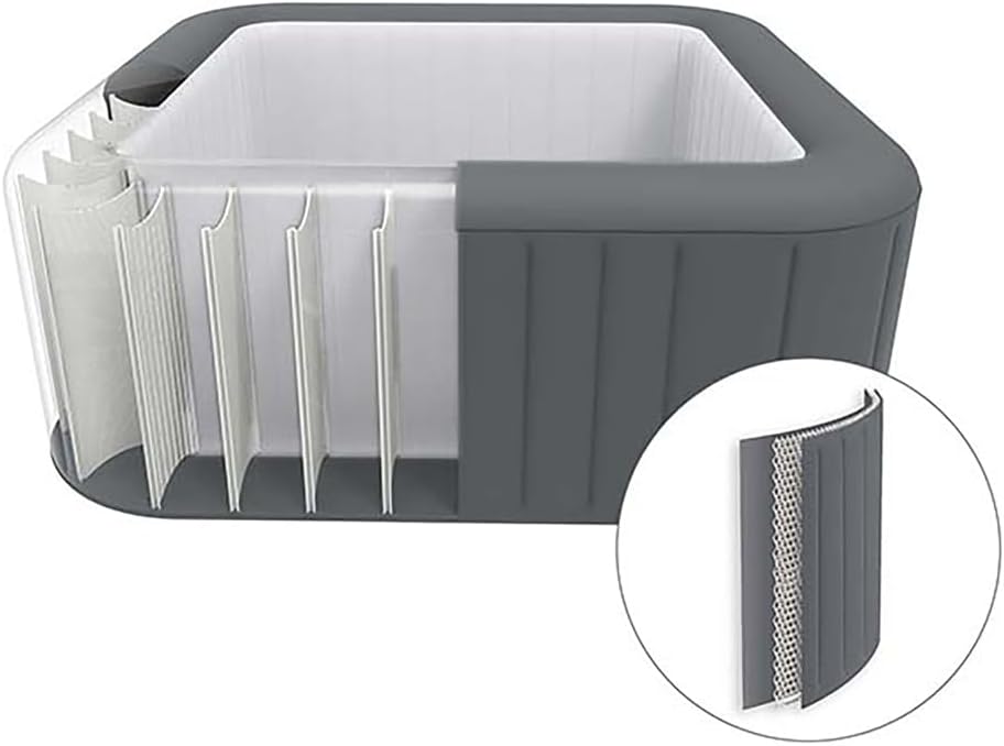 Bestway - LAY-Z-SPA Hawaii Hydrojet Pro - 180x180x71 cm - 4-6 personnes