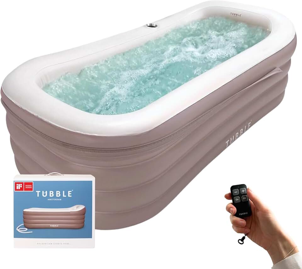 Tubble - Cuzi Spa Ambient Taupe - 255 L - Spa gonflable, massage bulles