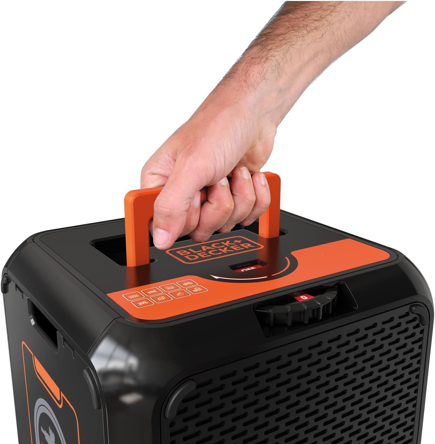 Black+Decker Nettoyeur Haute Pression BXPW1900C, Compact, pour la Voiture et l’extérieur de la Maison, Pression Max. 150 Bar, Débit Max. 460 l/h, Puissance absorbée 1 900 W