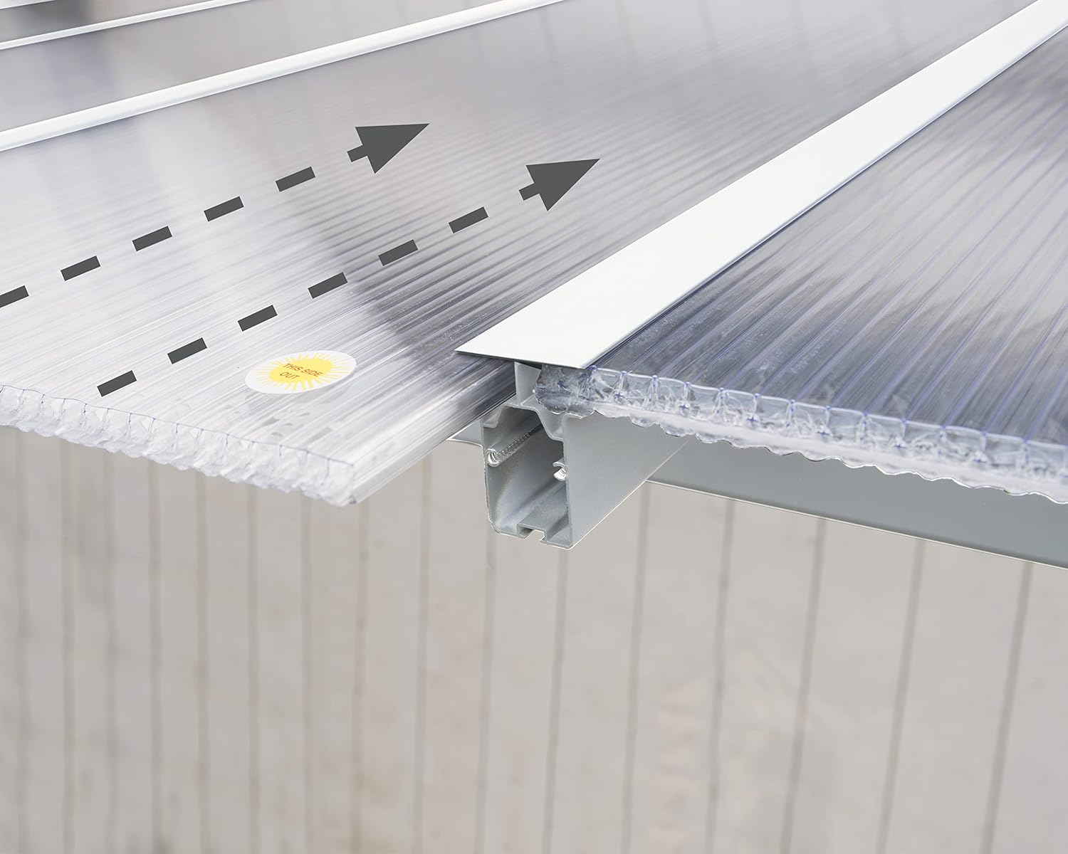 Palram - Olympia série - 3.05x3m - pergola alu/polycarbonate blanc