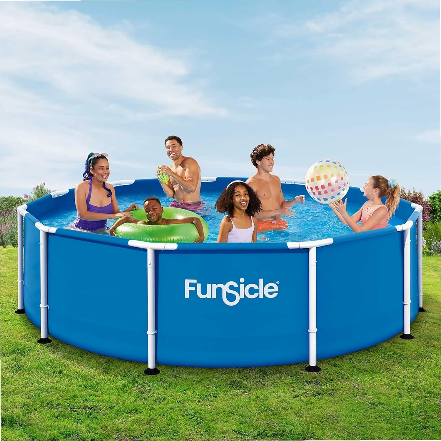 Funsicle - piscine tubulaire série standard - Ø3,66 x 0,91 m - facile à monter
